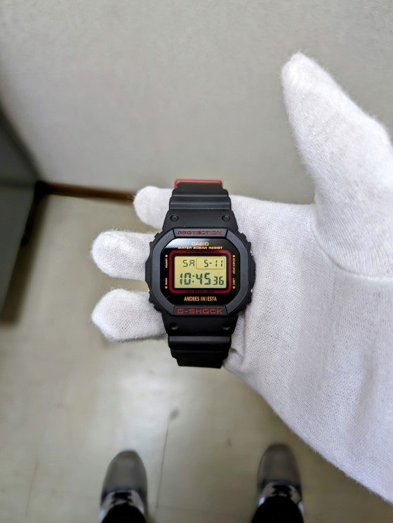 G-SHOCK
DW-5600AI-1JR
Andres Iniesta Limited Edtion
アンドレス・イニエスタ限定