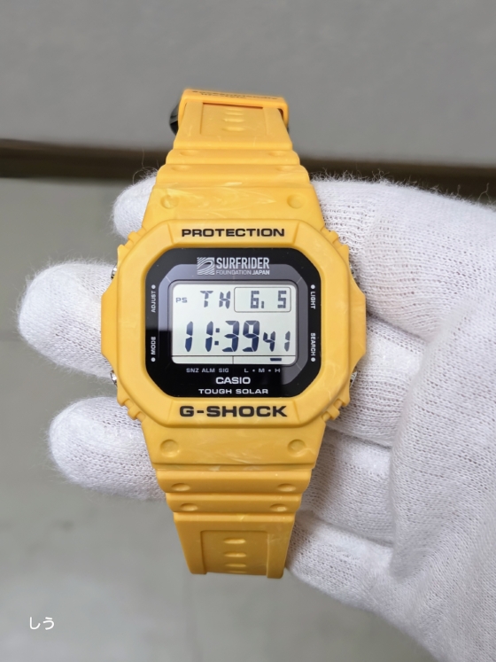 G-SHOCK
SURFRIDER FOUNDATION JAPAN コラボレーションモデル
G-5600SFJ-9JR