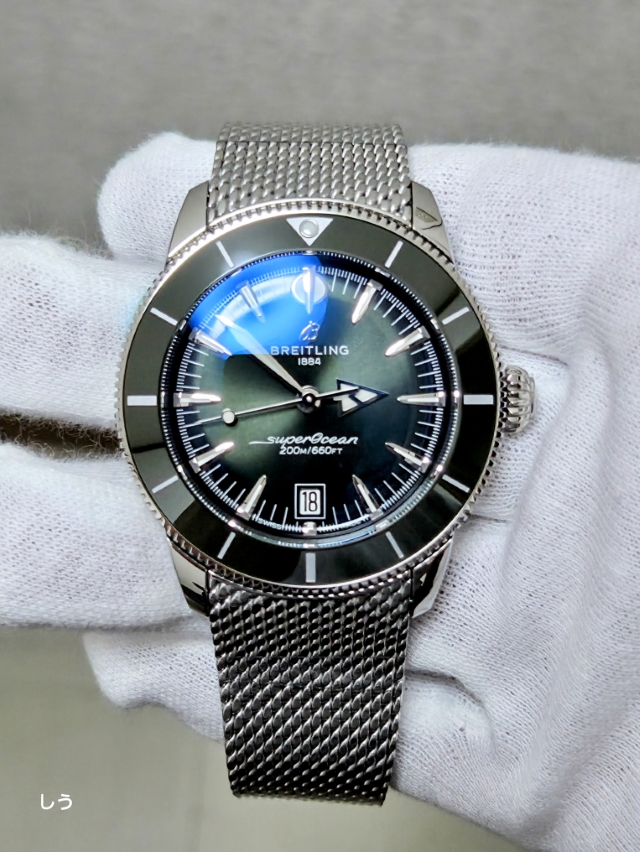 BREITLING
SUPEROCEAN HERITAGE B31
AUTOMATIC 44
ブライトリング
スーパーオーシャン ヘリテージ B31
オートマチック 44
AB3112361L1A1