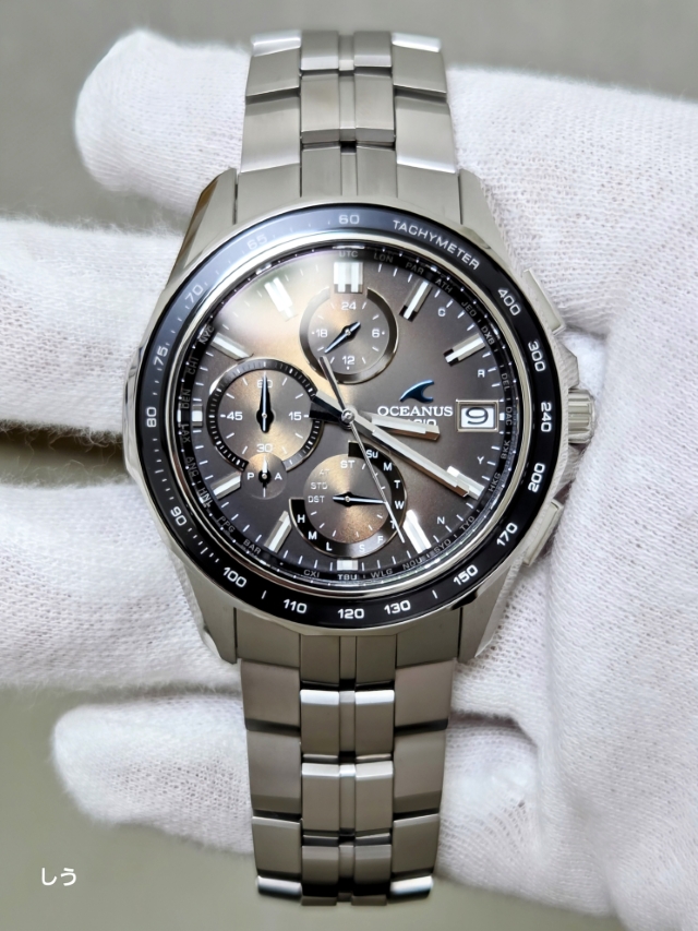 OCEANUS
オシアナス
RETRO TONE COLLECTION：世界限定1,200本
OCW-S7000RA-5AJF