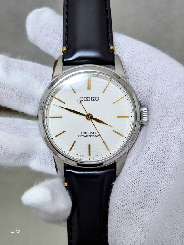 SARY127】イマジネーションへの挑戦！
PRESAGE
Classic Series
プレザージュ
クラシックシリーズ
SARX127
クラフツマンシップ 有田焼「無釉」ダイヤル 限定モデル
世界限定1200本（国内300本）