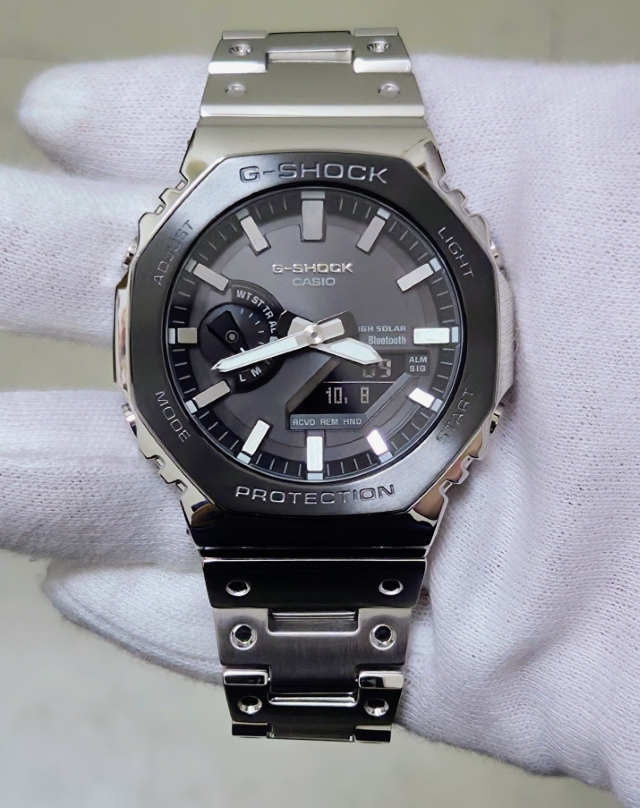 G-SHOCK
FULL METAL
フルメタル
GM-B2100BT-1AJF