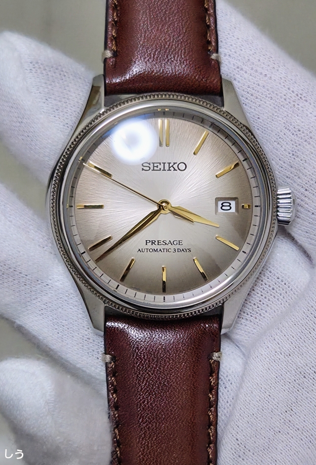 PRESAGE
Classic Series
プレザージュ
クラシックシリーズ
SARX135
アップサイクル・レザーストラップ限定モデル
世界限定：3,000本（うち国内：500本）