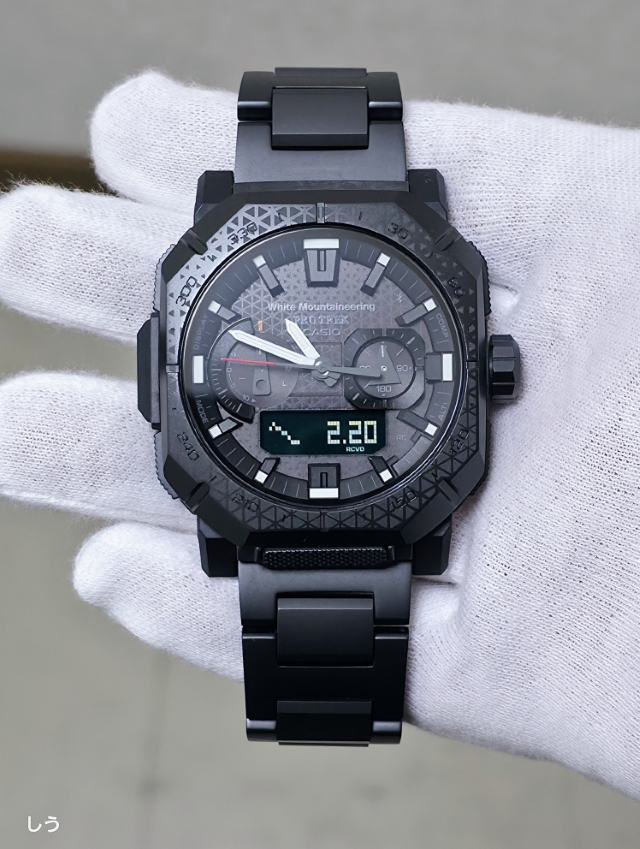 PRO TREK
Climber Line
プロトレック
クライマーライン
PRW-B1000WM-1JR
White Mountaineering®コラボレーションモデル