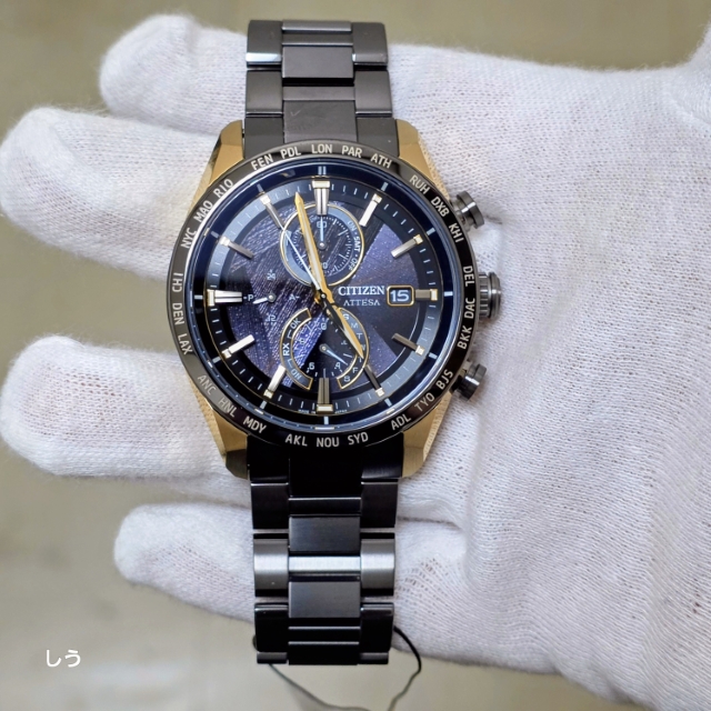CITIZEN ATTESA
ACT Line
シチズン アテッサ
アクト・ライン
AT8384-58E
世界限定2,200本
LIGHT in BLACK Eco-Drive 50th Anniversary Edition