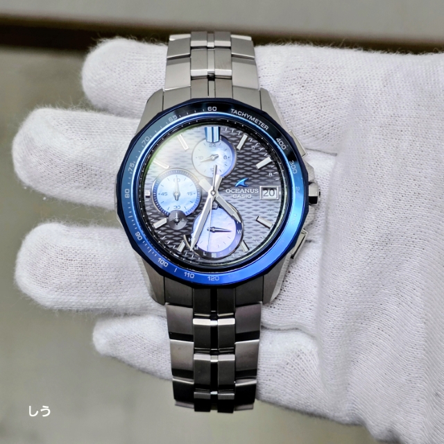 OCEANUS
オシアナス
Manta S7000 Series
OCW-S7000AP-1AJF
Indigo Ocean-阿波藍- 世界限定1,300本