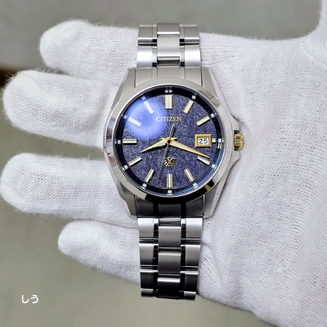 The CITIZEN
ザ・シチズン
AQ4094-58L
藍染和紙文字板
世界限定400本