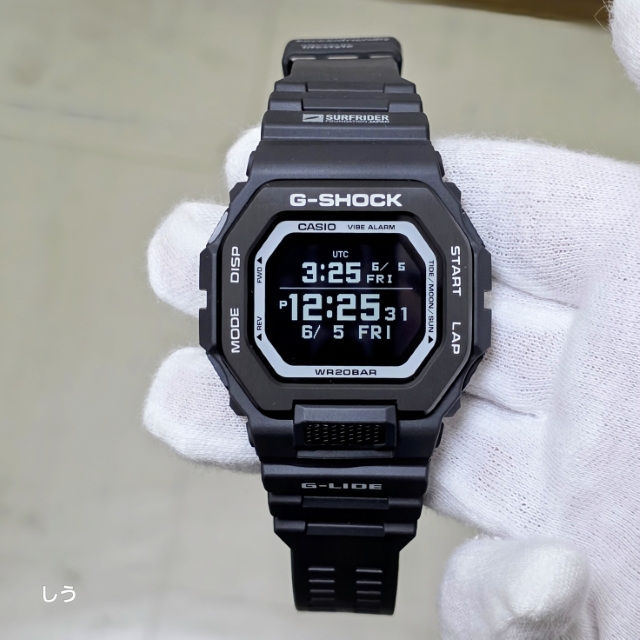 G-SHOCK
G-LIDE
GBX-100SFJ-1JR
SURFRIDER FOUNDATION JAPAN コラボレーションモデル