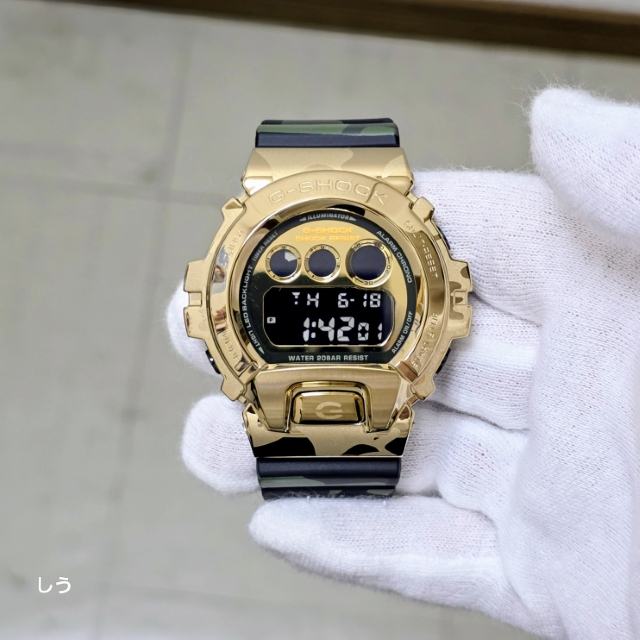 G-SHOCK
GM-6900CMG-3JF
BOLD CAMO SERIES, CAMO AND GOLD