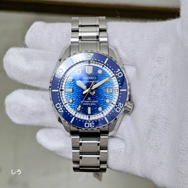 PROSPEX
Marinemaster
プロスペックス
マリンマスター
HBF002J
マリンマスター 1968 ヘリテージ JAMSTEC コラボレーション限定モデル
世界限定:1,000本(うち国内:250本)
セイコーウオッチサロン専用モデル