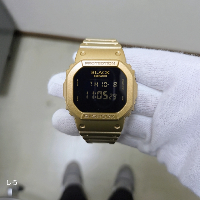 G-SHOCK
BlackEyePatchコラボレーションモデル
DW-5600BEP-9JR