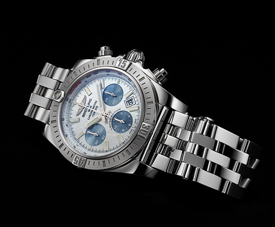 BREITLING CHRONOMAT JSP WHITE MOTHER OF PEARL