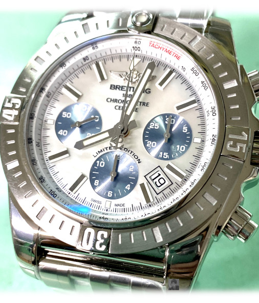 BREITLING CHRONOMAT JSP WHITE MOTHER OF PEARL