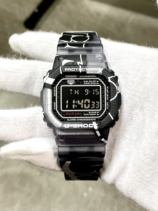 ☆未使用☆ G-SHOCK DW-5000SS-1JR ベゼルとベルトのセット - 時計