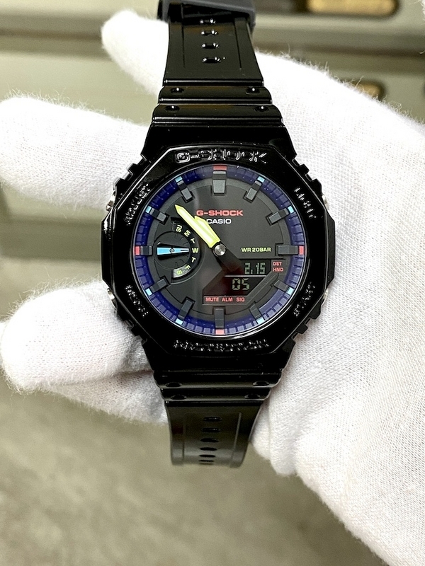 G-SHOCK GA-2100RGB-1AJF JPY 15,500円＋税