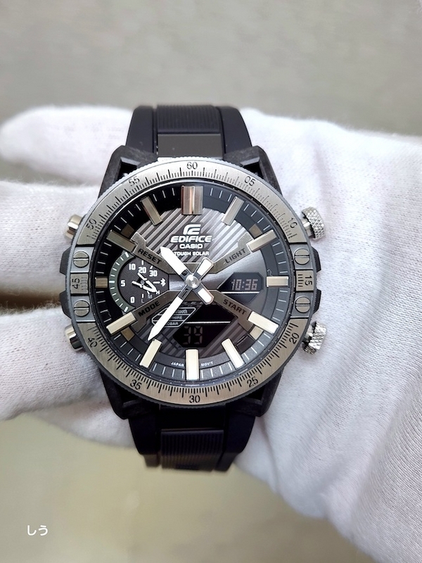 CASIO EDIFICE SOSPENSIONE カシオ エディフィス ソスペンシオーネ ECB-2000YTP-1AJF